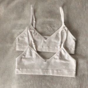 Girl’s, Training Bras, Hanes, Small, White, NWOT